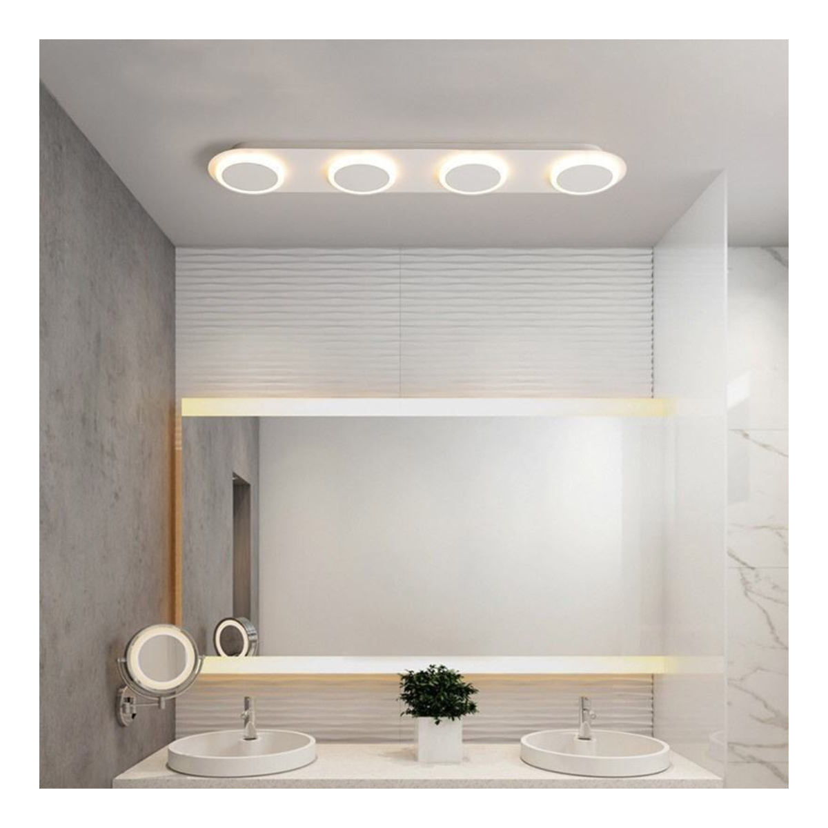 Quad Disc Vanity Light